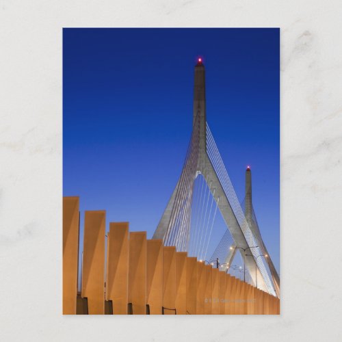 Bunker Hill Bridge Boston Massachusetts Postcard