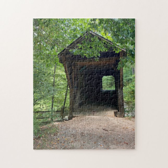Bunker Hill Covered Bridge Jigsaw Puzzle (Vertical)
