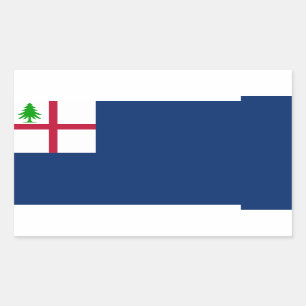 Bunker Hill Flag Rectangular Sticker