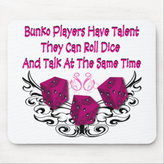 Bunko players have talent mouse pad