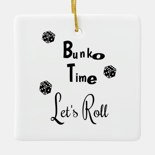 Bunko Time Personalized Ornament