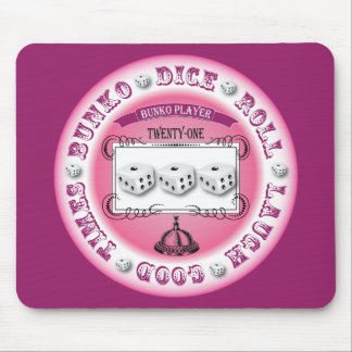 Bunko Vintage Round Design Mouse Pad