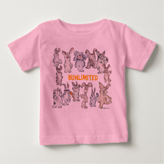 Bunlimited Cartoon Rabbits Funny Baby Baby T-Shirt