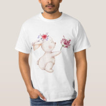 Bunnie Give Flowers T-Shirt