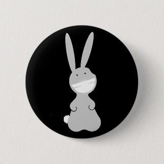 Bunnie Yay Pinback Button