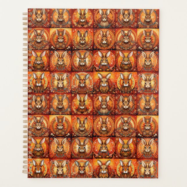 Bunnies 16 planner (Front)