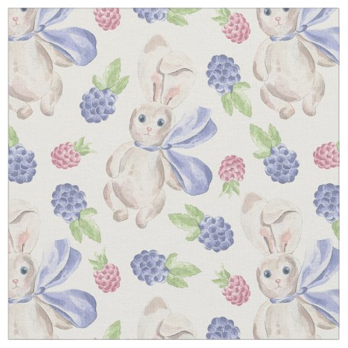 Bunnies and Berries Fabric