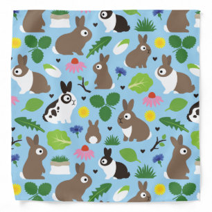 Bunnies And Their Treats Bandana