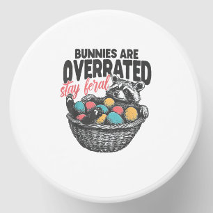 Bunnies are Overrated Stay Feral Raccoon Eggs Happ Mini Candle Favors