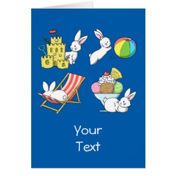 Bunnies At The Beach by bunnieswithstuff at Zazzle