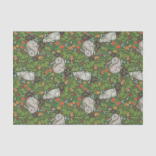 Bunnies, Berries, and Bluebells Print Tissue Paper