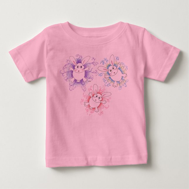 Bunnies, Bunnies, Bunnies Baby T-Shirt (Front)