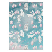 Bunnies Bunny in heaven-Cute Animal illustration (Front)