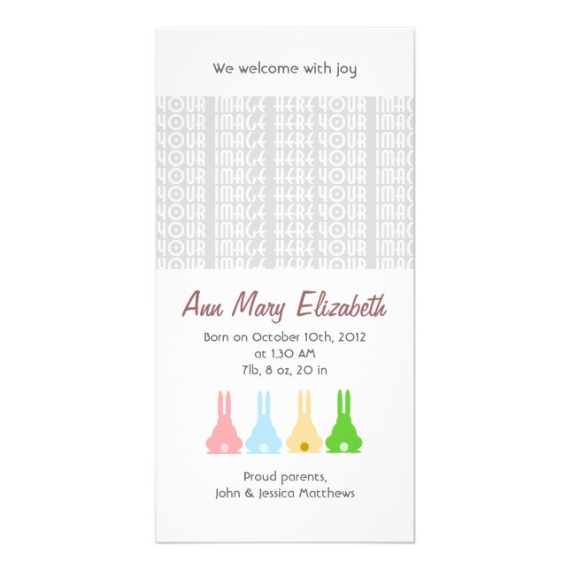 Bunnies Card (Front)