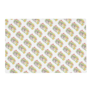 Bunnies & Chick, Easter Bunny Placemat