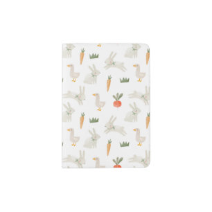 Bunnies & Ducks on the Farm Pattern Passport Holder
