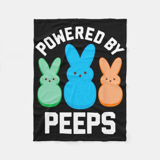 Bunnies Easter Powered By Bunnies Bunnies Squad  Fleece Blanket (Front)