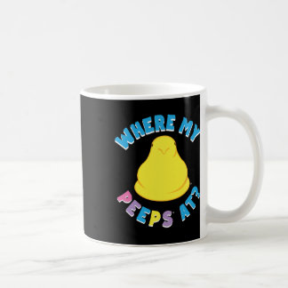 Bunnies Easter Where My Bunnies At Clic Chick  Coffee Mug