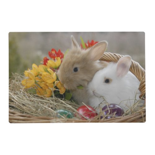 Bunnies In A Basket Placemat