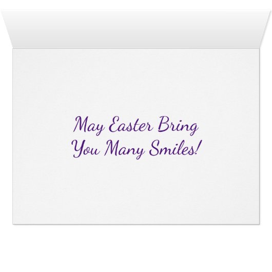 Bunnies In Eggs Easter Card (Inside Horizontal (Bottom))