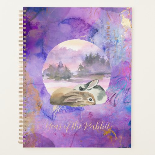 Bunnies in Lavender Dream  Planner