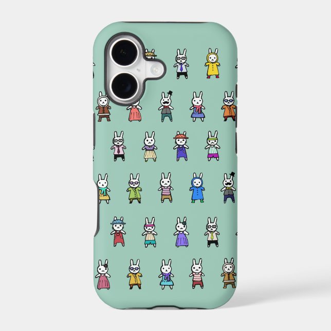 Bunnies! Iphone Case (Back)