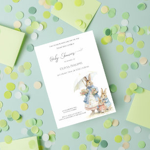 Bunnies mummy Baby Shower Invitation