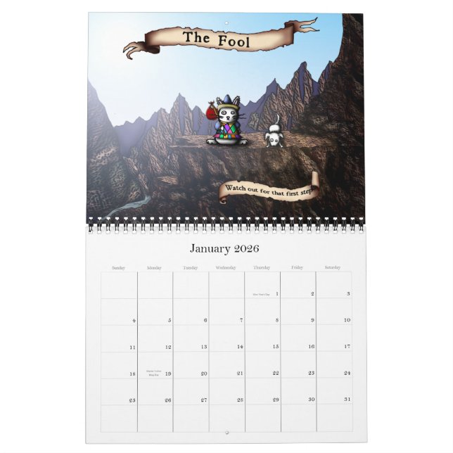 Bunnies of the Tarot 2011 Calendar (Jan 2026)