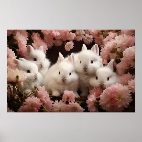 Bunnies Poster