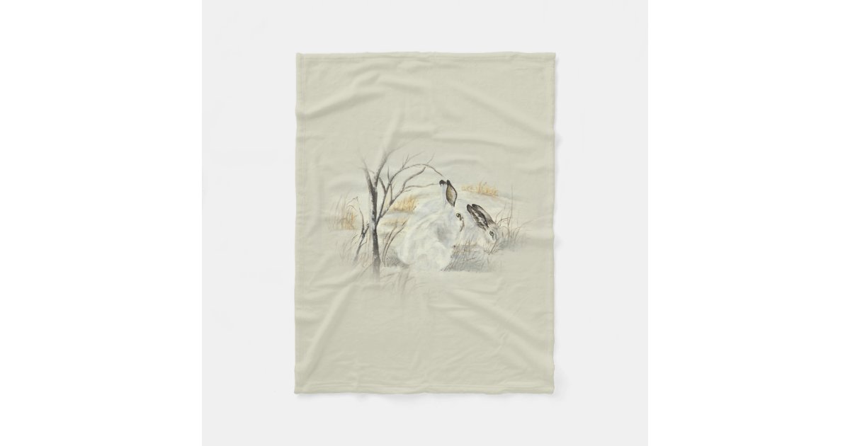 Bunnies / Rabbits Fleece Blanket Zazzle