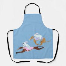Bunnies riding Greyhounds