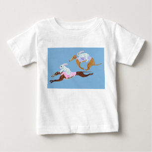 Bunnies Riding on Greyhounds T-Shirt