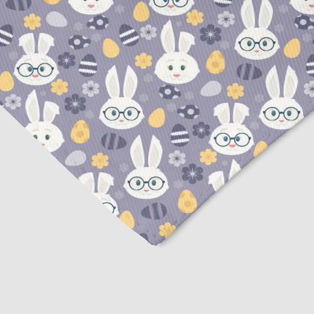 Bunnies with Easter eggs Pet Bandana Collar (Corner)