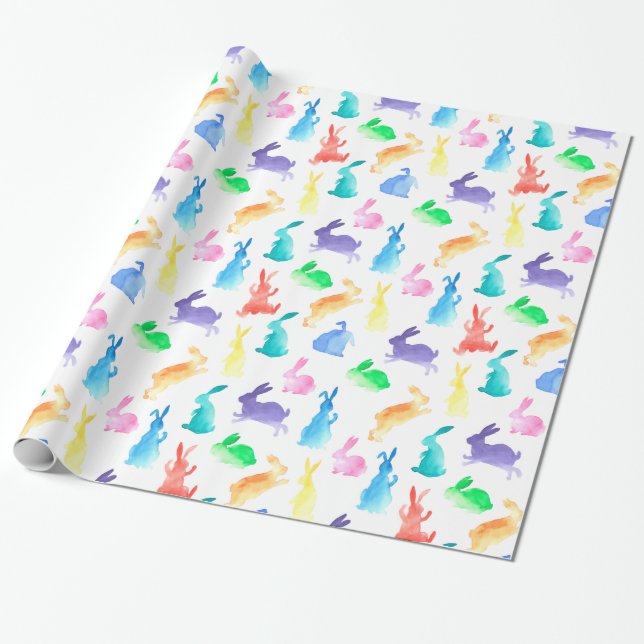 Bunnies Wrapping Paper (Unrolled)