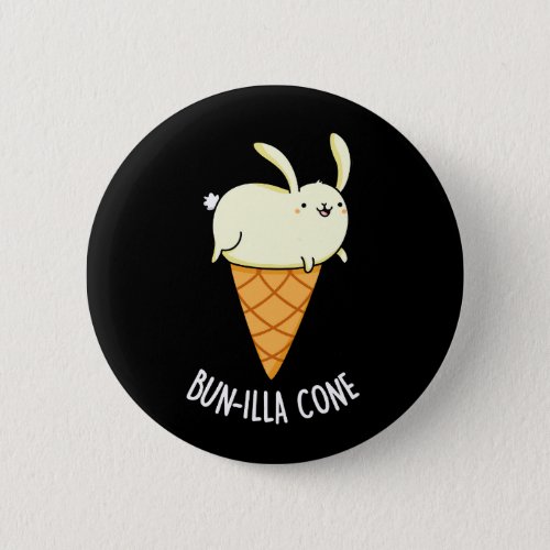 Bunnilla Cone Funny Bunny Vanilla Dark BG Button