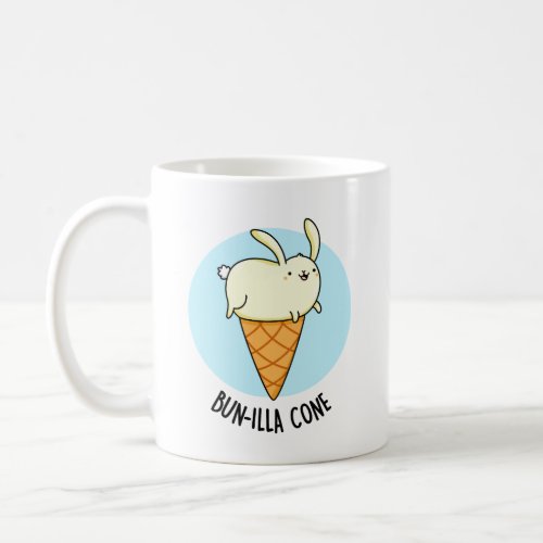Bunnilla Cone Funny Bunny Vanilla Ice Cream Pun Coffee Mug