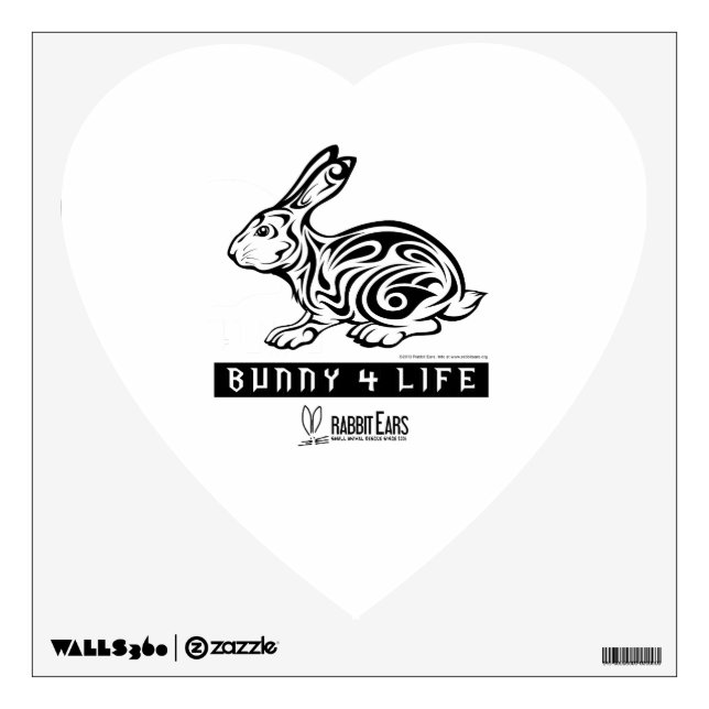 Bunny 4 Life Wall Decal (Front)