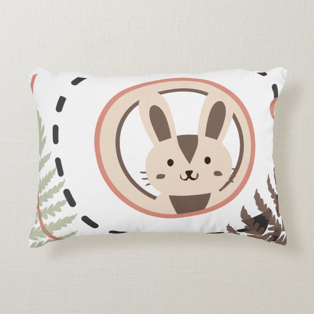 Bunny Accent Pillow (Front)