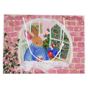 Bunny and Bird gift bag
