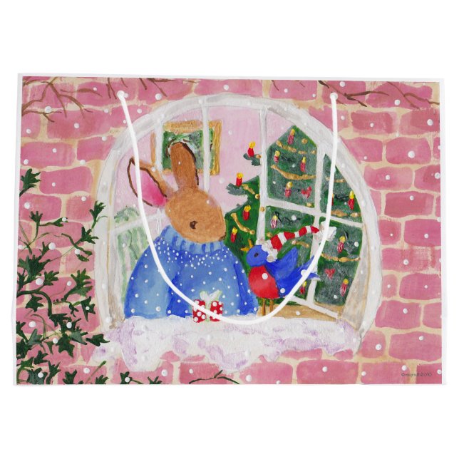 Bunny and Bird gift bag (Back)