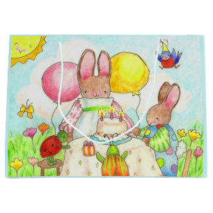 Bunny and Bug gift bag
