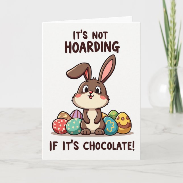 Bunny And Eggs Fun Time Card (Front)