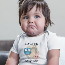 Bunny and Owl Baby Bawler - Infant T-shirt