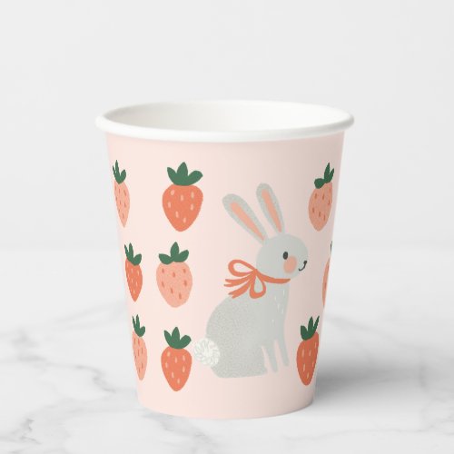 Bunny and Strawberry Paper Cups