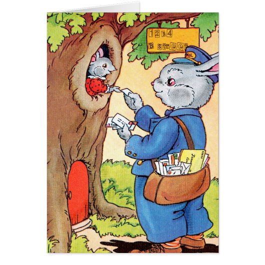 Bunny And the Mailman Cards (Front)
