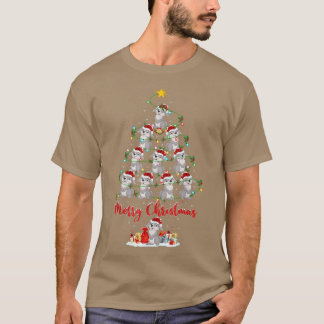 Bunny Animal Lover Matching Santa Bunny Christmas T-Shirt