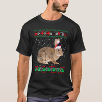 Bunny Animal Lover Xmas Matching Santa Ugly Bunny