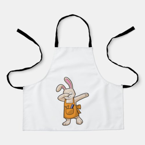 Bunny as Hairdresser with Comb  Scissors Apron