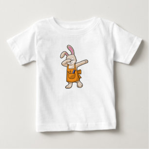 Bunny as Hairdresser with Comb & Scissors Baby T-Shirt