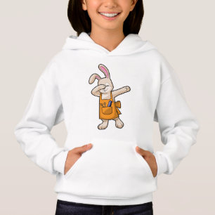 Bunny as Hairdresser with Comb & Scissors Hoodie